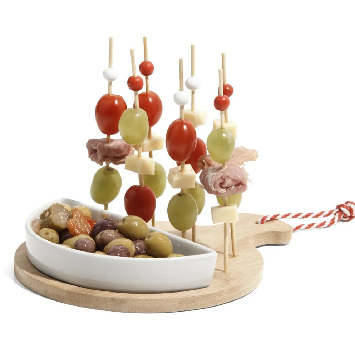 Gifi Set apéritif avec pics| Vaisselle Et Accessoires De Table