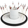 Vaisselle Et Accessoires De Table<Gifi Set apéritif tournant noir et blanc 24pcs