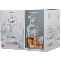 Gifi Set carafe et 6 verres à rhum Bormioli Rocco| Vaisselle Et Accessoires De Table