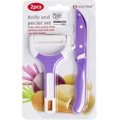 Préparation Culinaire<Gifi Set Couteau + Éplucheur L12 cm