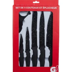 Préparation Culinaire<Gifi Set de 5 couteaux et 1 éplucheur