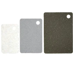 Préparation Culinaire<Gifi Set de 3 planches à découper design granite
