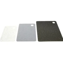Préparation Culinaire<Gifi Set de 3 planches à découper design granite