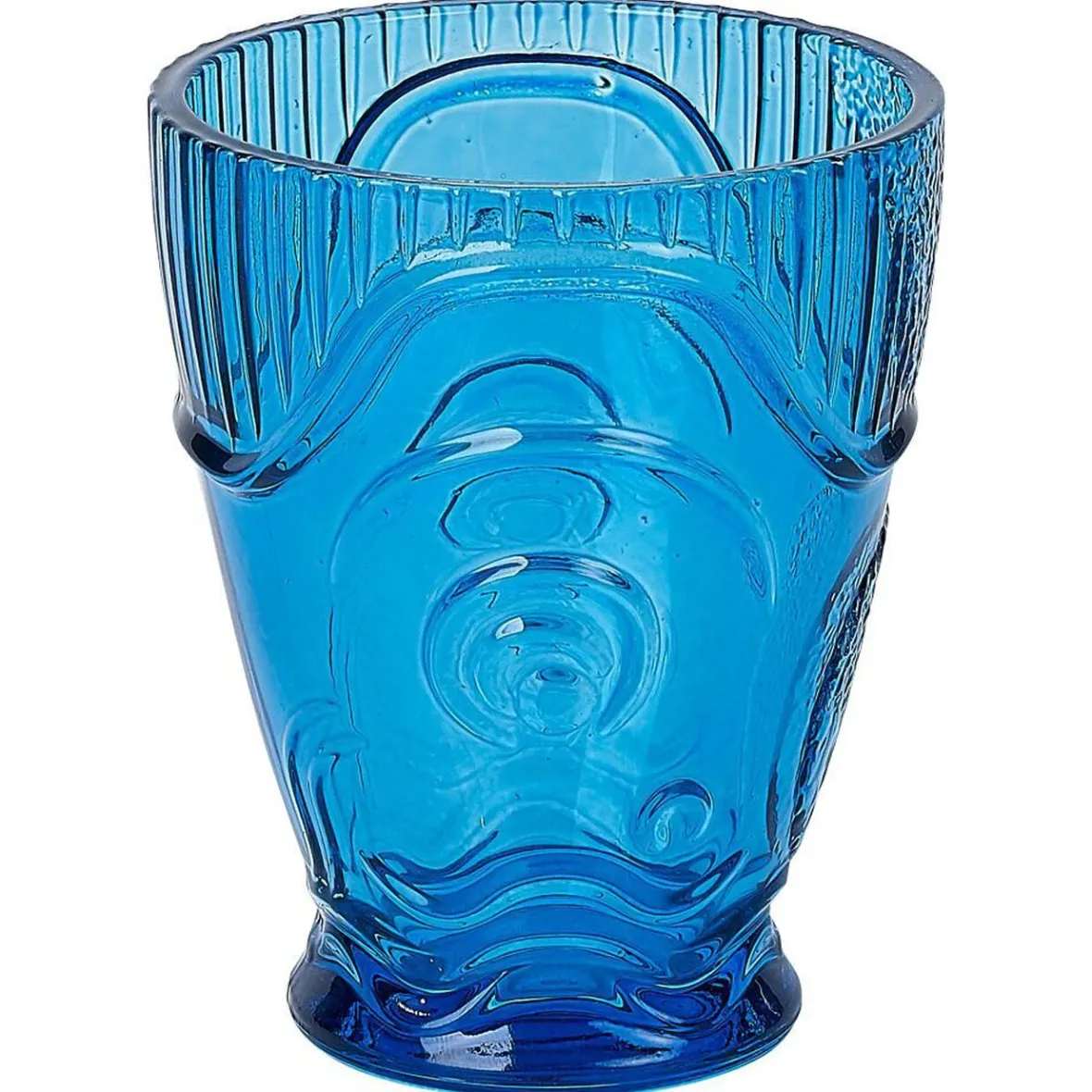 Gifi Set de 4 verres empilables forme poisson Ø8xH28cm - 2 coloris| Vaisselle Et Accessoires De Table