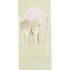 Vaisselle Et Accessoires De Table<Gifi Set de couverts en bois dans pochon