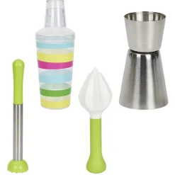 Gifi Set préparation cocktail 4 accessoires| Vaisselle Et Accessoires De Table
