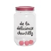 Gifi Shaker à chantilly manuel tranparent rose| Vaisselle Et Accessoires De Table