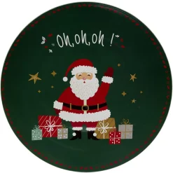 Gifi Sous assiette à motif Père Noël Ø33 cm| Vaisselle Et Accessoires De Table