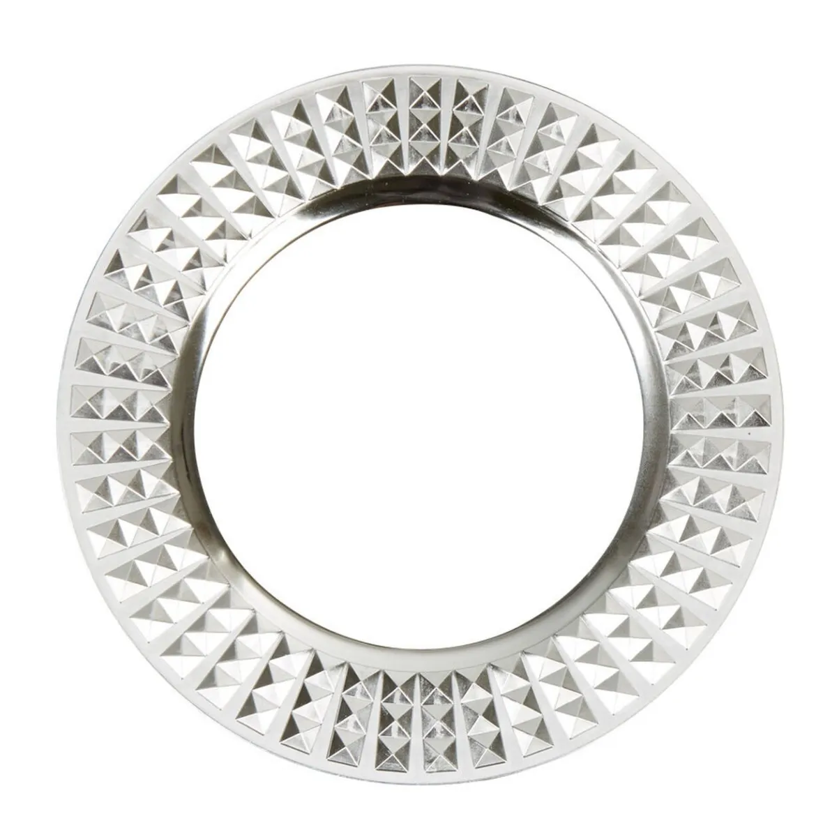Vaisselle Et Accessoires De Table<Gifi Sous assiette plastique argent effet diamant