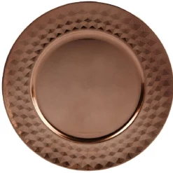 Vaisselle Et Accessoires De Table<Gifi Sous assiette plastique cuivré effet diamant