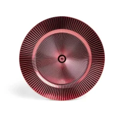 Vaisselle Et Accessoires De Table<Gifi Sous assiette rond strié rouge Ø33cm