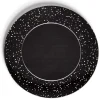 Gifi Sous assiette ronde noir et doré Ø33cm| Vaisselle Et Accessoires De Table