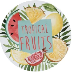 Vaisselle Et Accessoires De Table<Gifi Sous verre design tropical x6