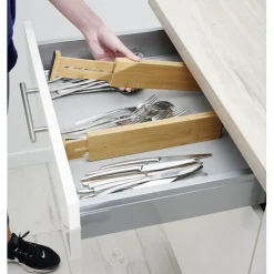 Rangement De Cuisine<Gifi Séparateur extensible de tiroir bambou naturel x2