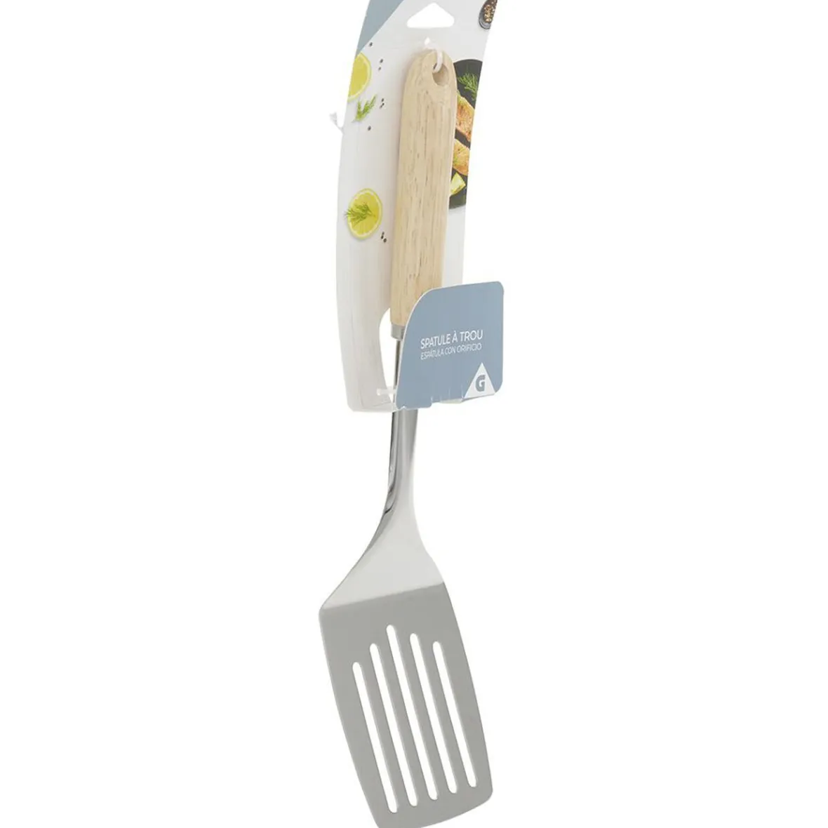 Préparation Culinaire<Gifi Spatule ajourée en inox avec manche en bois