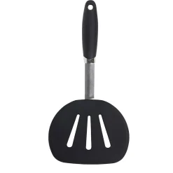Préparation Culinaire<Gifi Spatule ajourée en inox et silicone noir