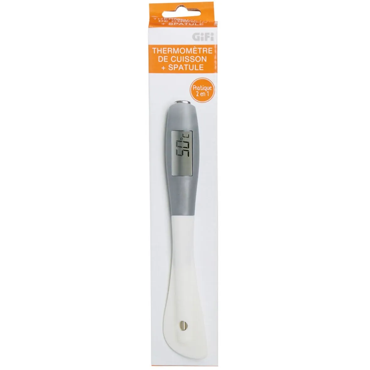 Préparation Culinaire<Gifi Spatule thermomètre plastique et inox