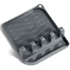Rangement De Cuisine<Gifi Support repose-cuillères plastique gris