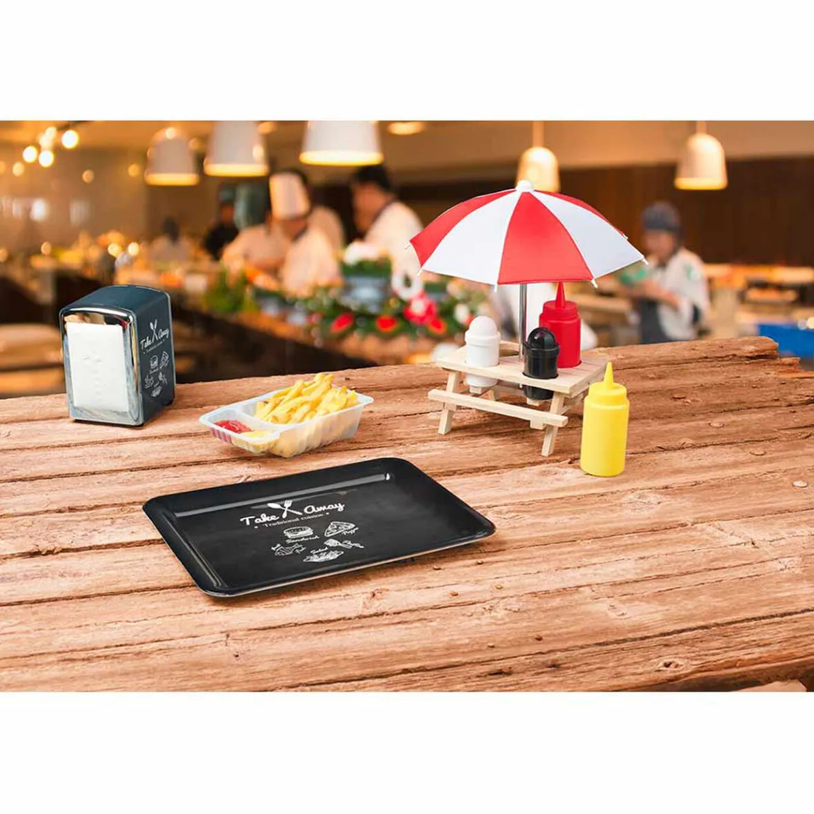 Gifi Table 4 condiments barbecue| Vaisselle Et Accessoires De Table