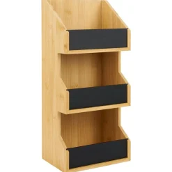 Rangement De Cuisine<Gifi Étagère 3 niveaux bambou naturel 40x18xH13cm