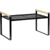 Rangement De Cuisine<Gifi Étagère à poser métal et bois 35,5x19,5xH19,5cm