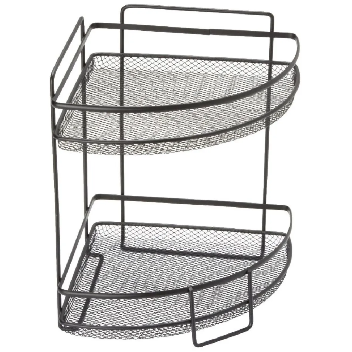 Rangement De Cuisine<Gifi Étagère d'angle vintage métal noir 2 niveaux