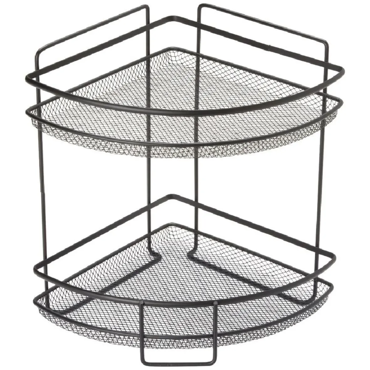 Rangement De Cuisine<Gifi Étagère d'angle vintage métal noir 2 niveaux