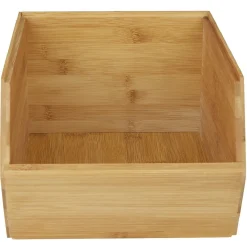 Rangement De Cuisine<Gifi Étagère superposable en bambou marron