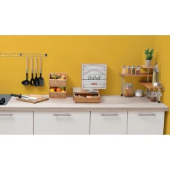 Rangement De Cuisine<Gifi Étagère superposable en bambou marron
