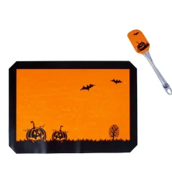 Cuisson<Gifi Tapis de cuisson Halloween avec spatule