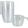 Gifi Tasse à café plastique transparent x12| Vaisselle Et Accessoires De Table