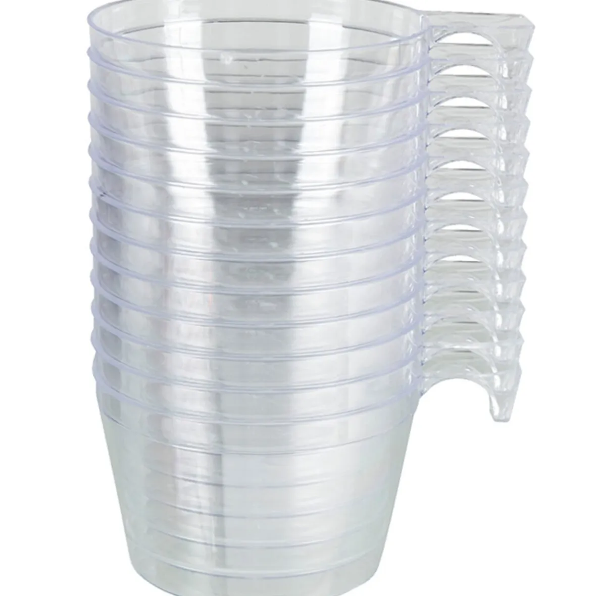 Gifi Tasse à café plastique transparent x12| Vaisselle Et Accessoires De Table