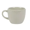 Gifi Tasse à expresso en faïence 10 cl lin et rainures verticales relief| Vaisselle Et Accessoires De Table