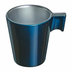 Gifi Tasse à expresso en verre trempé Luminarc flashy bleu pétrôle 8 cl| Vaisselle Et Accessoires De Table