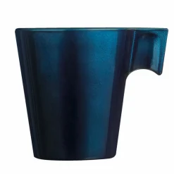 Gifi Tasse à expresso en verre trempé Luminarc flashy bleu pétrôle 8 cl| Vaisselle Et Accessoires De Table