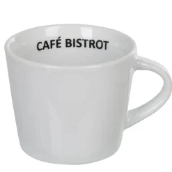Vaisselle Et Accessoires De Table<Gifi Tasse expresso et sous tasse café bistrot blanc x 4