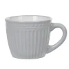Gifi Tasse expresso grise relief 9 cl| Vaisselle Et Accessoires De Table