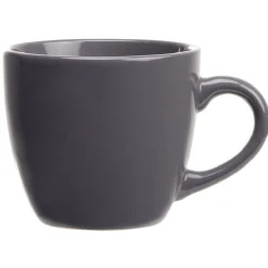 Gifi Tasse grise en faïence 22cL| Vaisselle Et Accessoires De Table