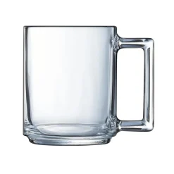 Gifi Tasse transparente en verre trempé droit Luminarc 25 cl| Vaisselle Et Accessoires De Table