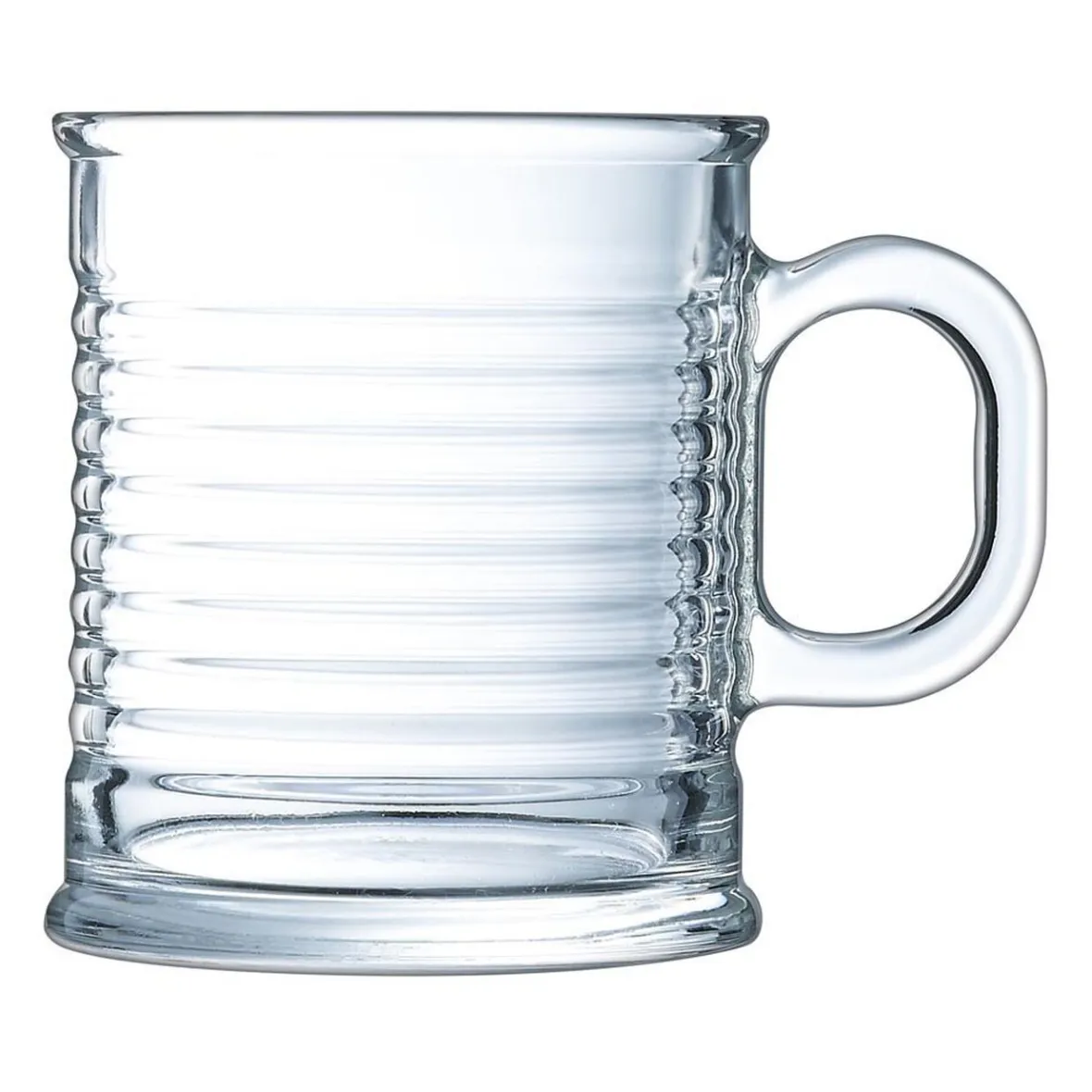 Gifi Tasse transparente en verre trempé design conserve Luminarc 25 cl| Vaisselle Et Accessoires De Table
