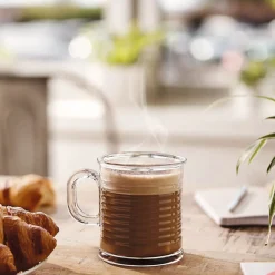 Gifi Tasse transparente en verre trempé design conserve Luminarc 25 cl| Vaisselle Et Accessoires De Table
