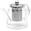 Vaisselle Et Accessoires De Table<Gifi Théière en verre avec infuseur inox 900ml