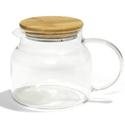 Vaisselle Et Accessoires De Table<Gifi Théière transparente 640ml couvercle en bois