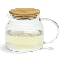 Vaisselle Et Accessoires De Table<Gifi Théière transparente 640ml couvercle en bois