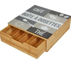 Rangement De Cuisine<Gifi Tiroir toutes dosettes gris blanc et naturel