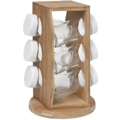 Vaisselle Et Accessoires De Table<Gifi Tour à épices bambou avec pots