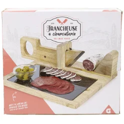 Petit Électroménager<Gifi Trancheuse à charcuterie en bois