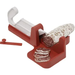 Petit Électroménager<Gifi Trancheuse à saucisson rouge blanc