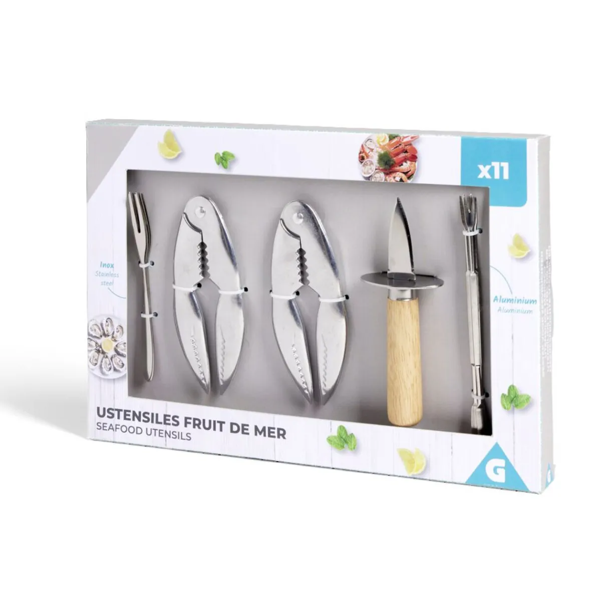 Préparation Culinaire<Gifi Ustensile pour fruit de mer 11 pièces