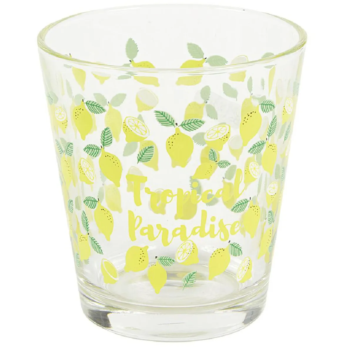 Gifi Verre à eau motifs fruits exotiques 25,5 cl - Summer time| Vaisselle Et Accessoires De Table